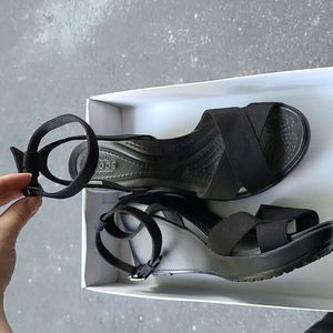 Crocs Wedge Sandals - size 8